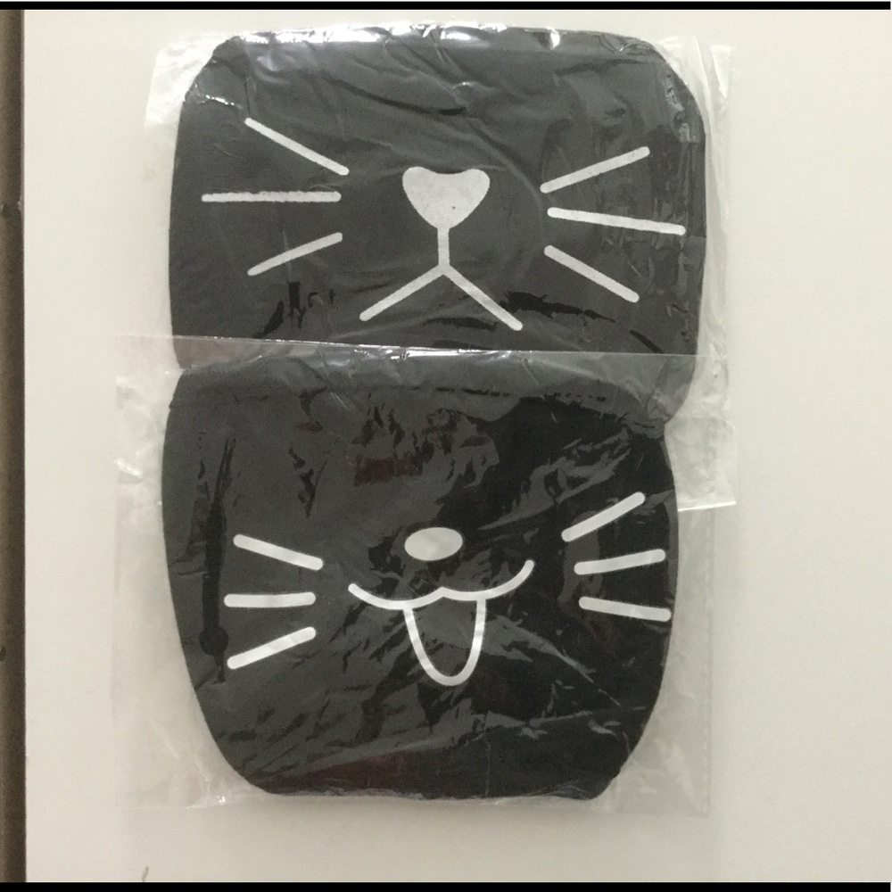 2 Kawaii Cat Face Masks